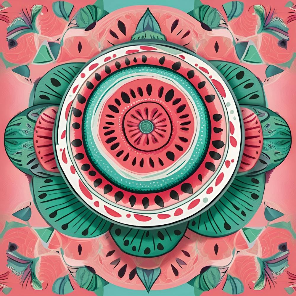 Watermelon Mandala