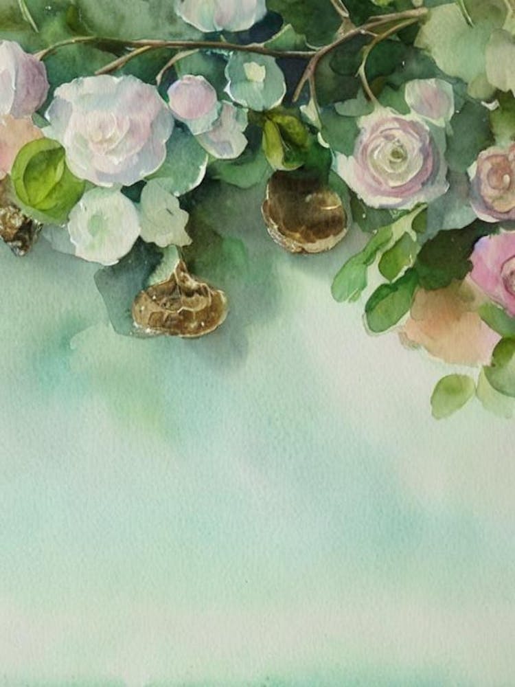 Austern-Märchen-Aquarell