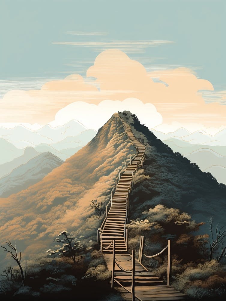 Haiku Stairs Hawaii 2 Hiking Trail Landscape