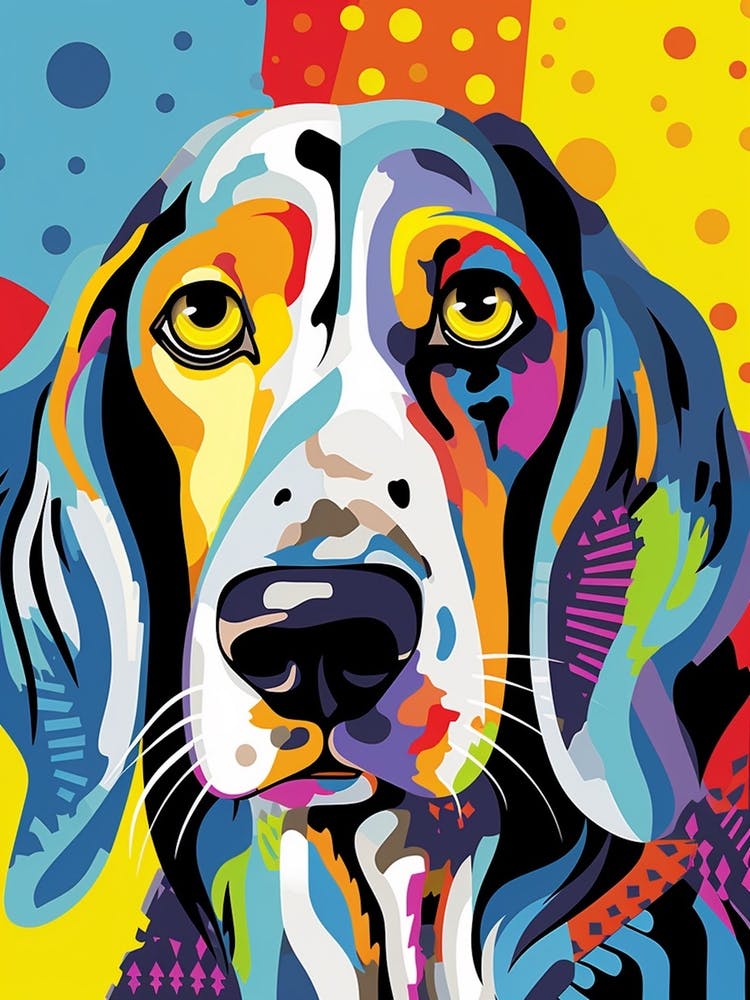 Geometrischer Basset Hound 2