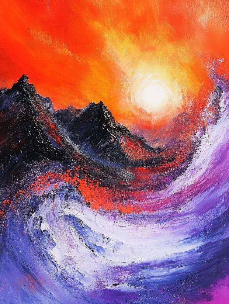 Sunset Over The Sea 15