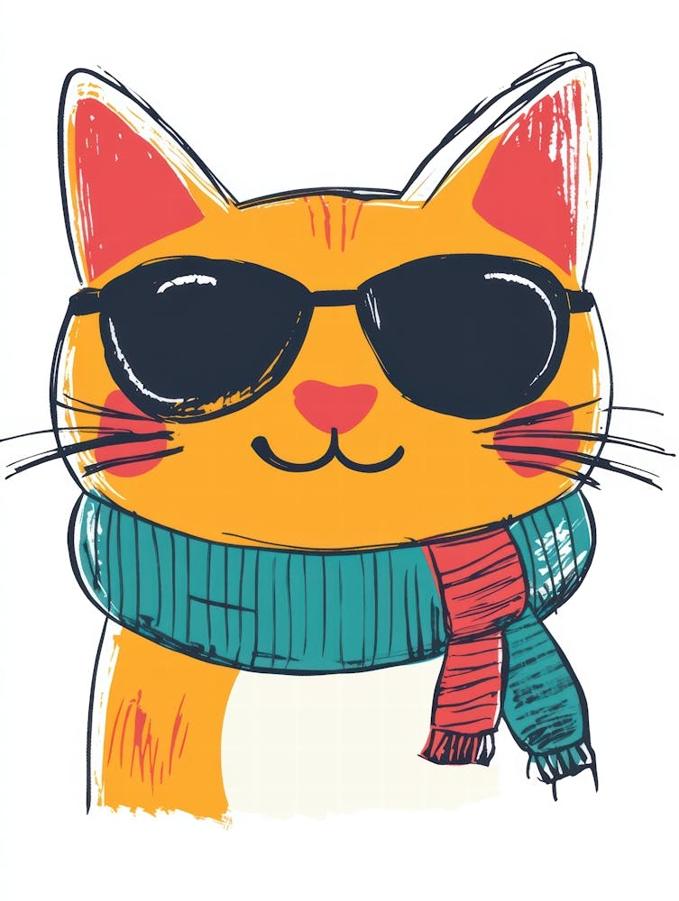 Cat With Sunglasses 1