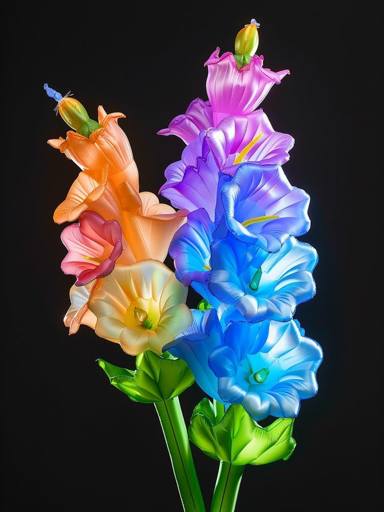Bright Inflatable Flowers Delphinium 1