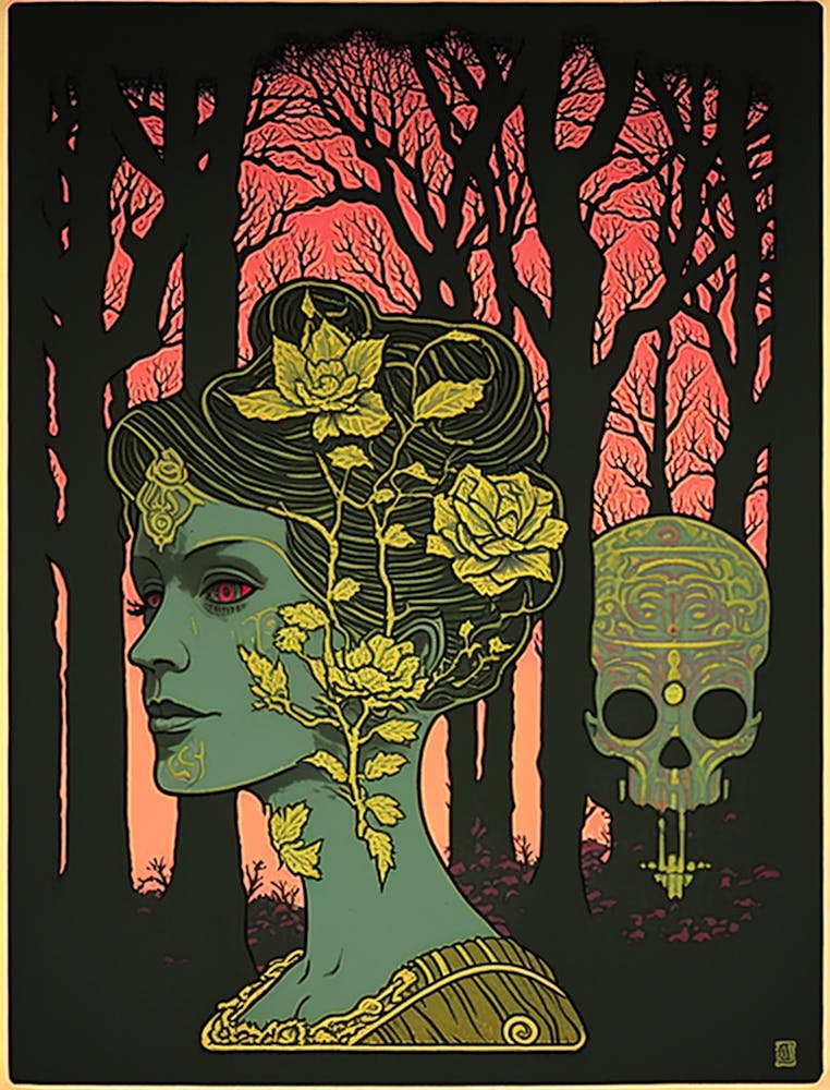 Woman In The Woods 3