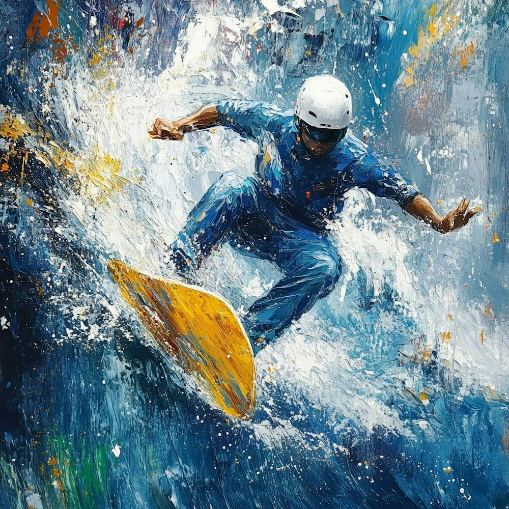 'Surfing' Art