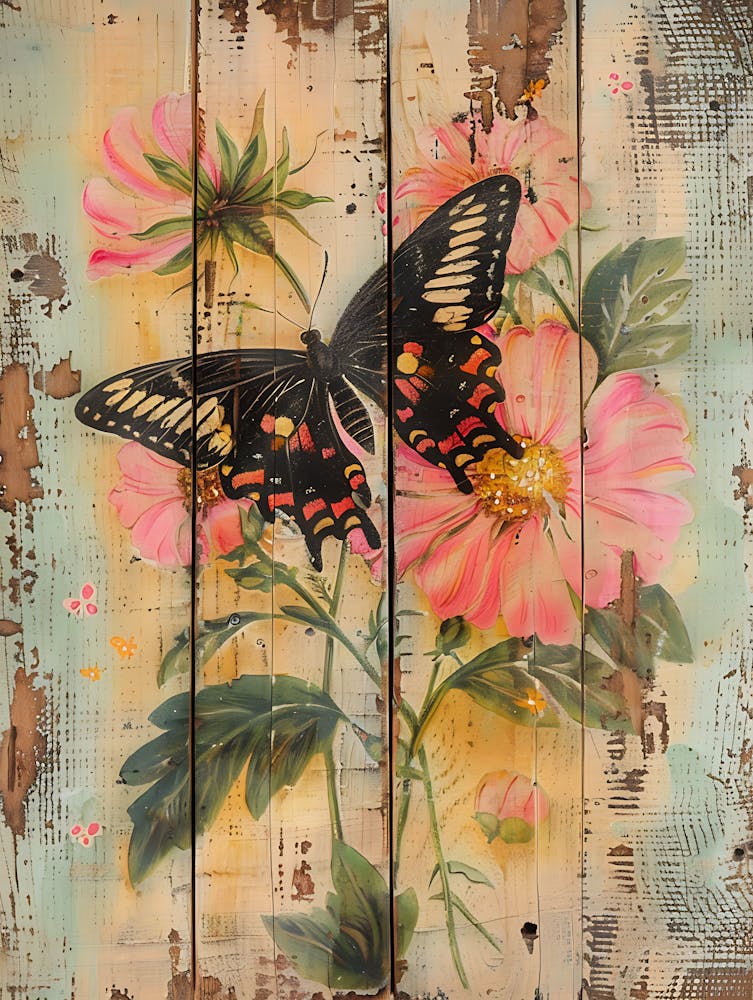 Roses And Butterflies 1