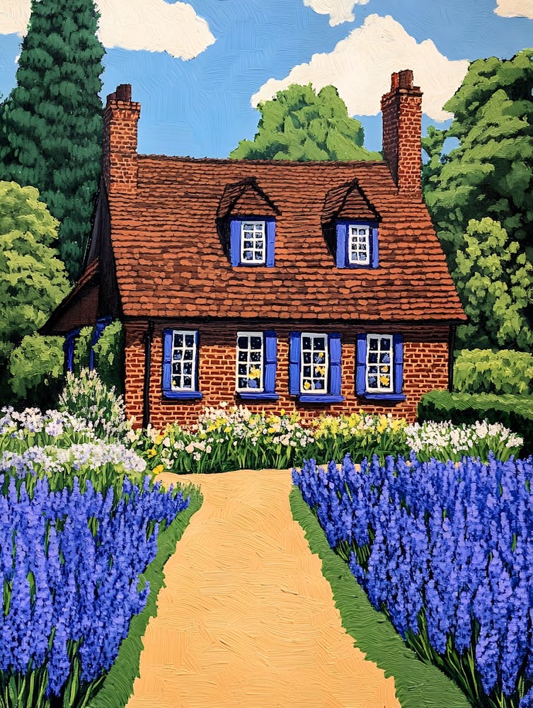 Lilacs In The Garden