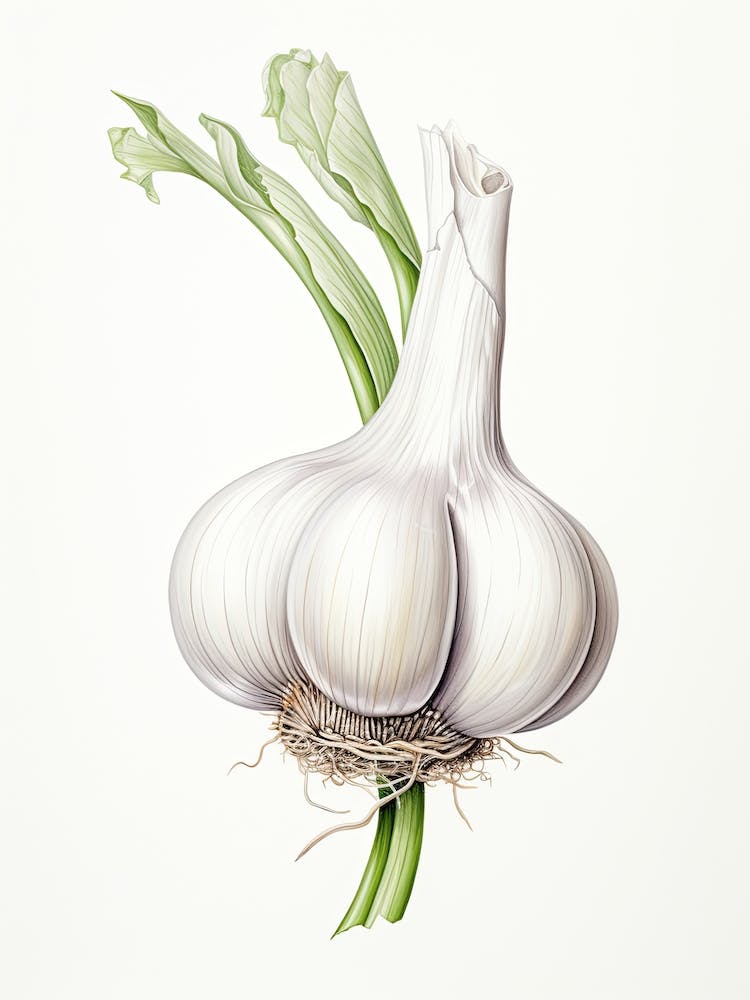 Garlic Vintage Botanical Herbs 1
