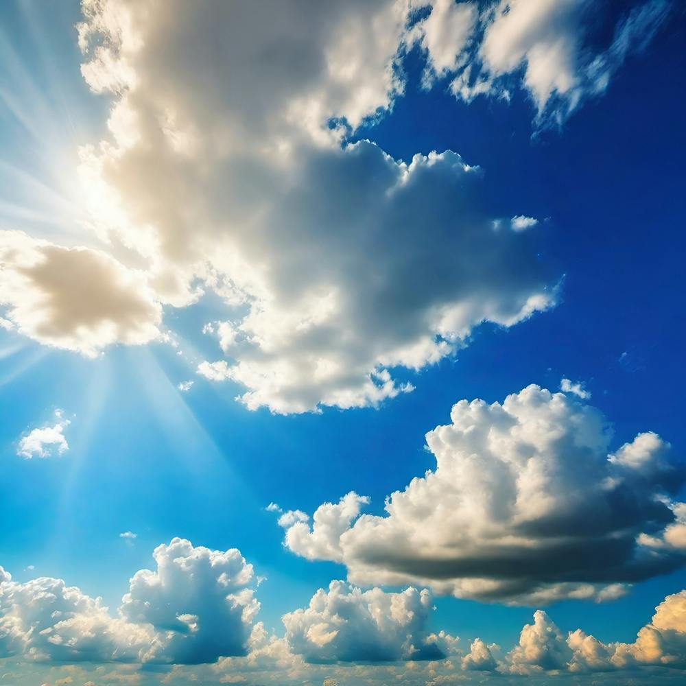 Blue Sky With Clouds 7