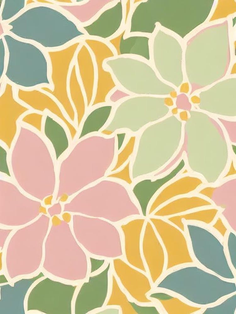 Kirschblüten Pastell Blumenmotiv 3