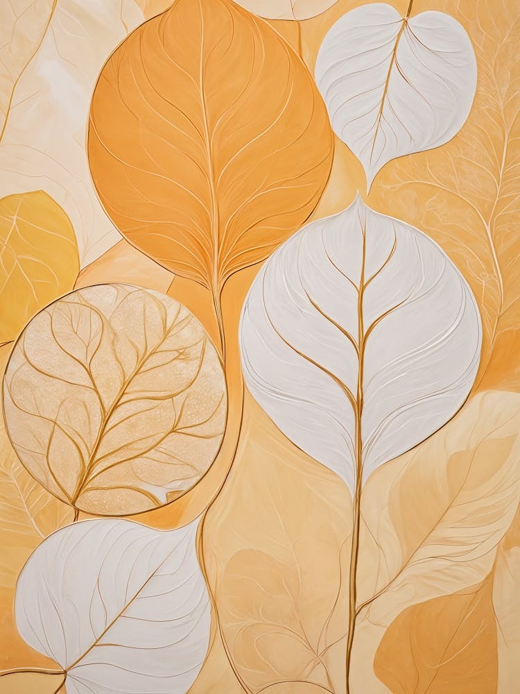 Orange Leaves no4