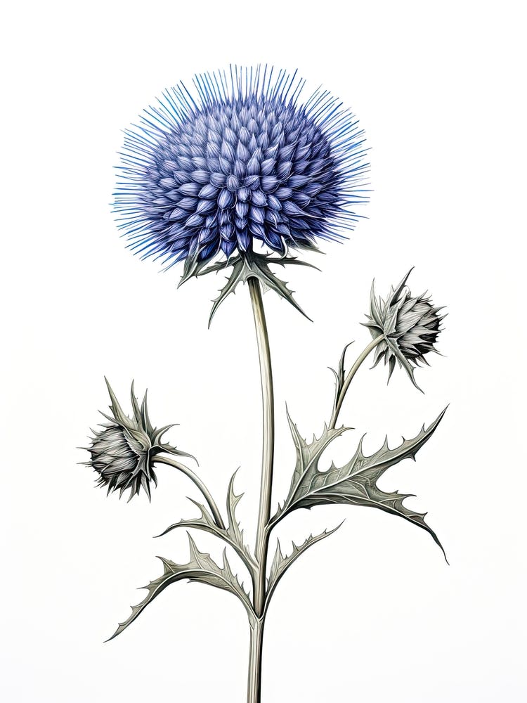 Echinops Vintage Botanical Herbs 3