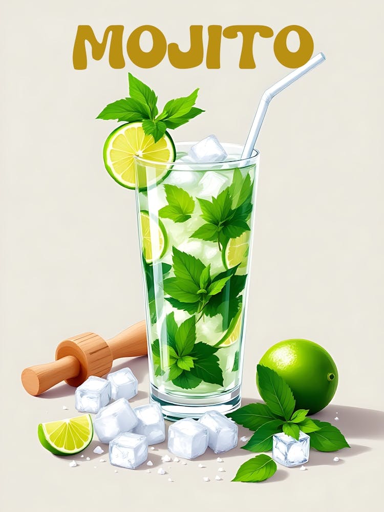Cuba Mojito Cocktail V 04