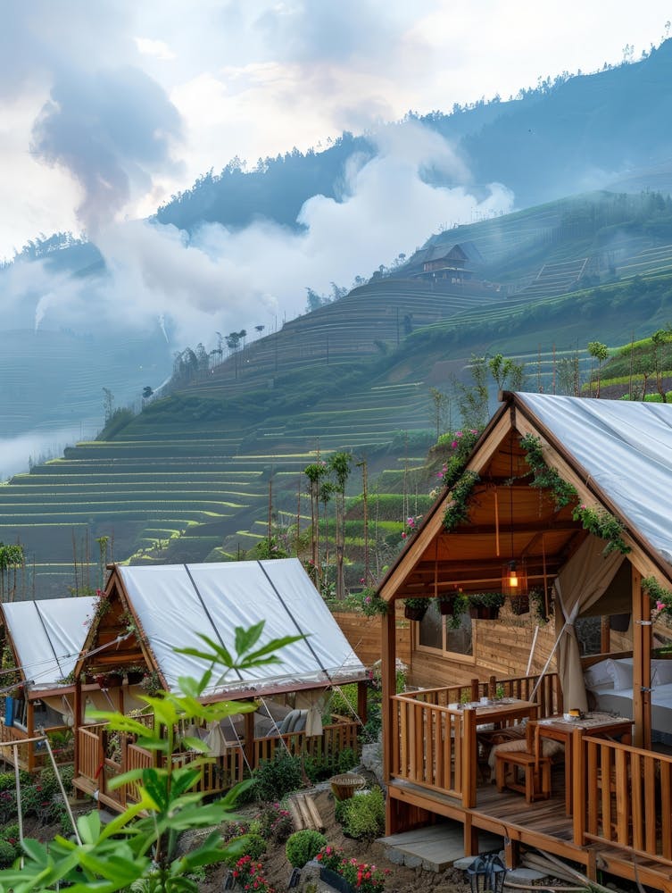 Rice Terraces In Bali