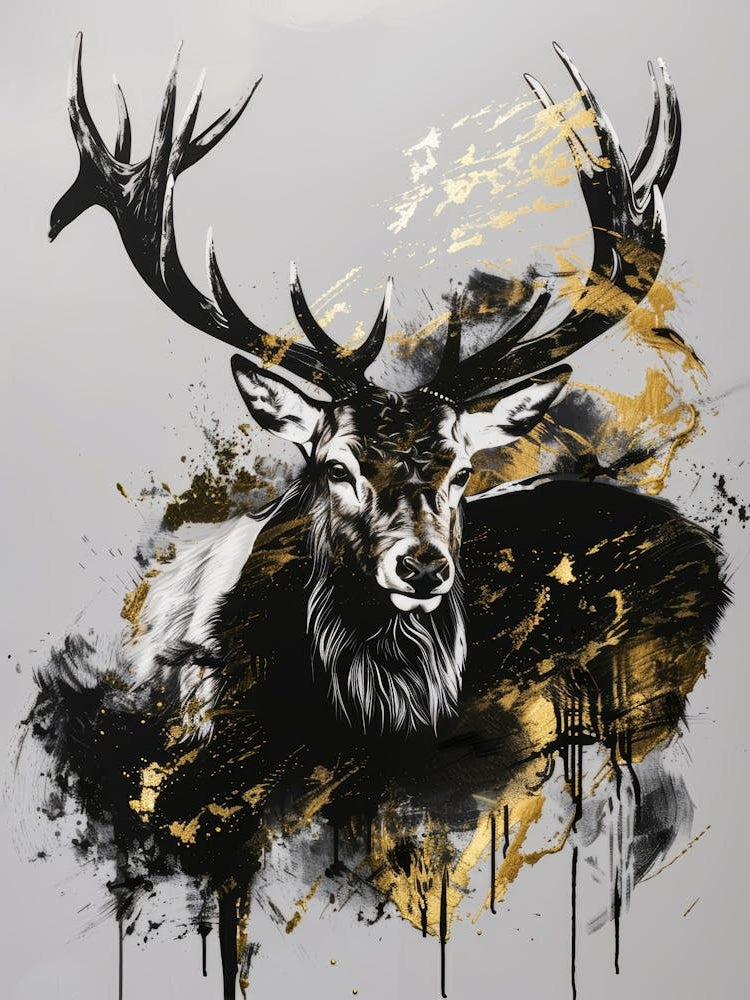 Deer Canvas Print 10