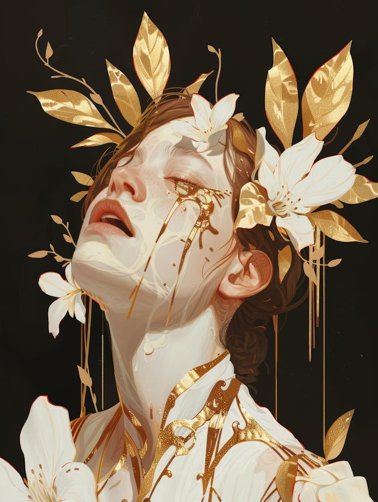 Gold Leaves 4