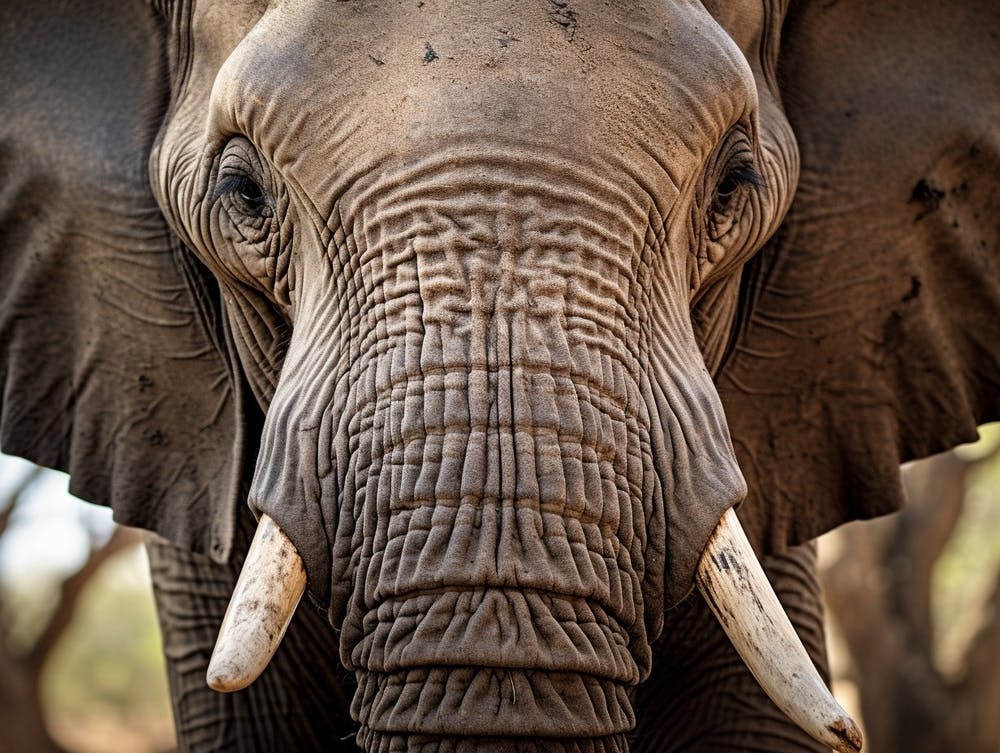 African Elephant Close Up Realism 1