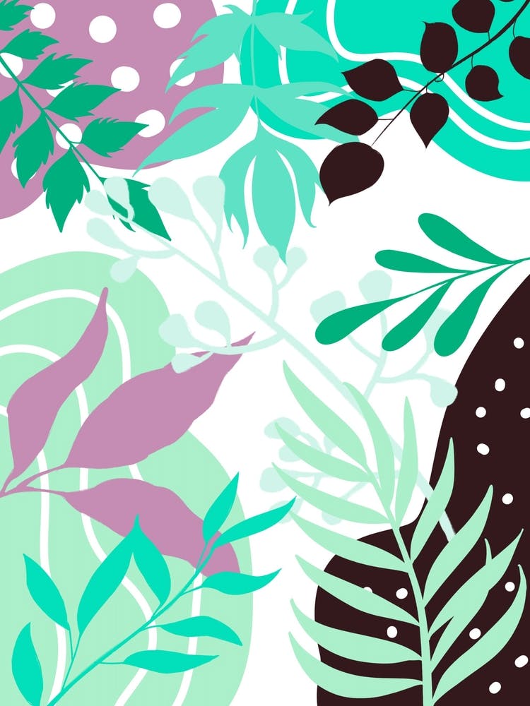 Abstract Leaves 10
