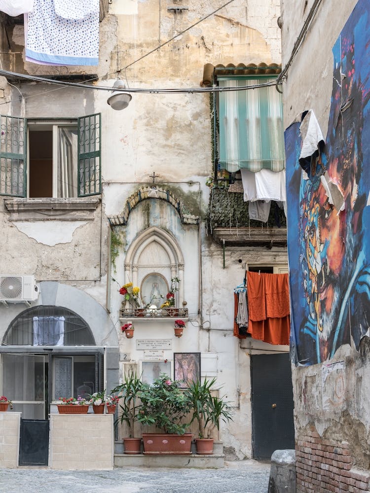 Street In Naples Italy