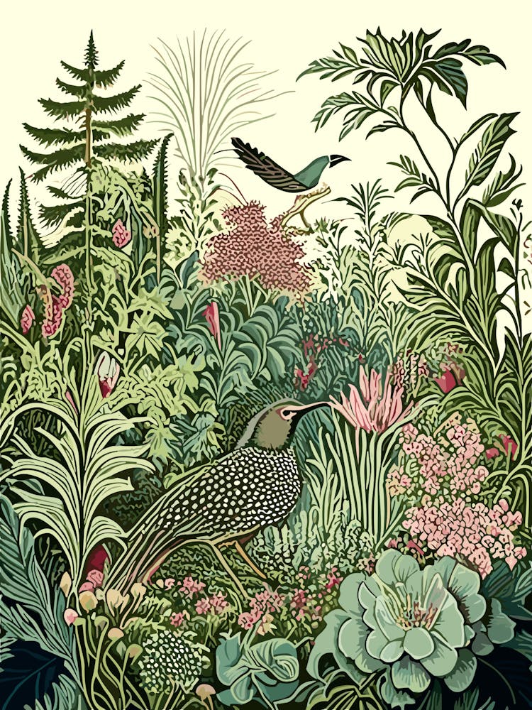 Chanticleer Garden 1, Usa Vintage Botanical