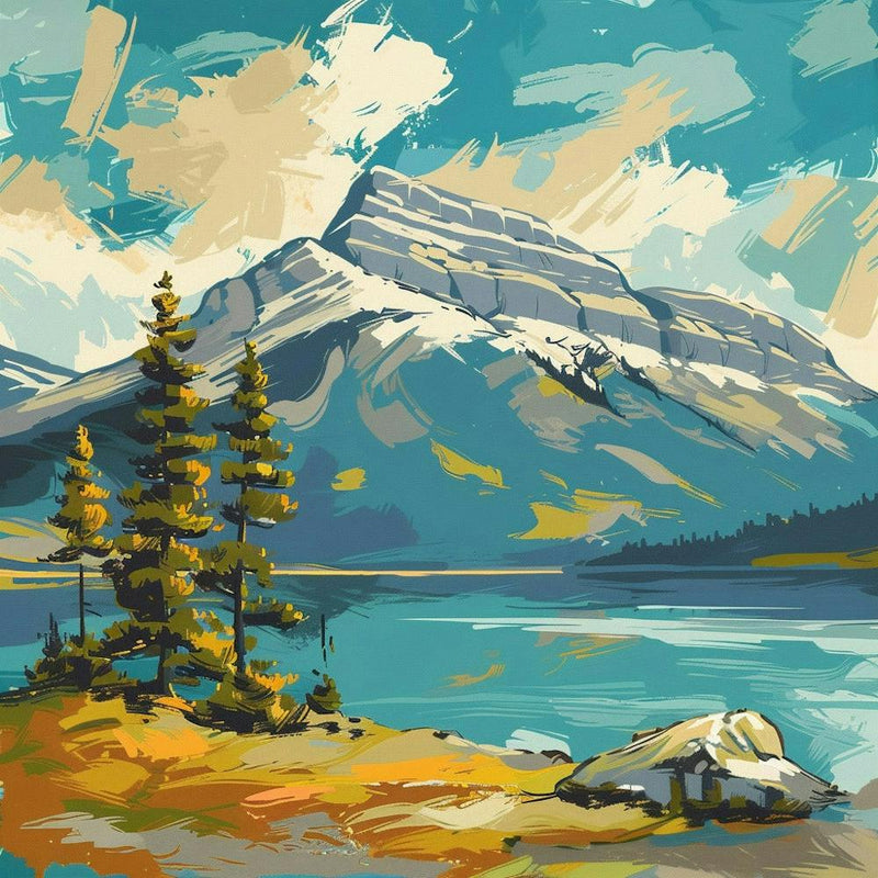 Mountain Landscape Painting 2