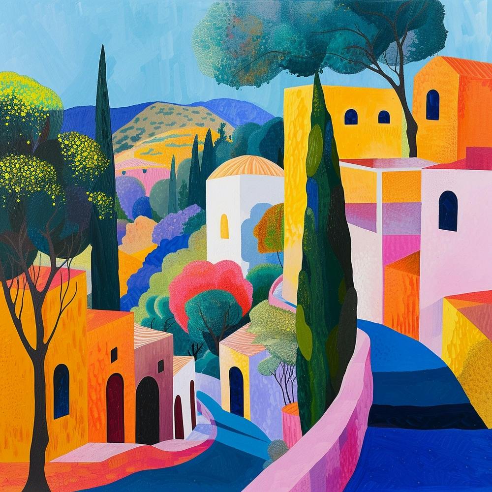 Abstract Travel Collection Athens Greece 4