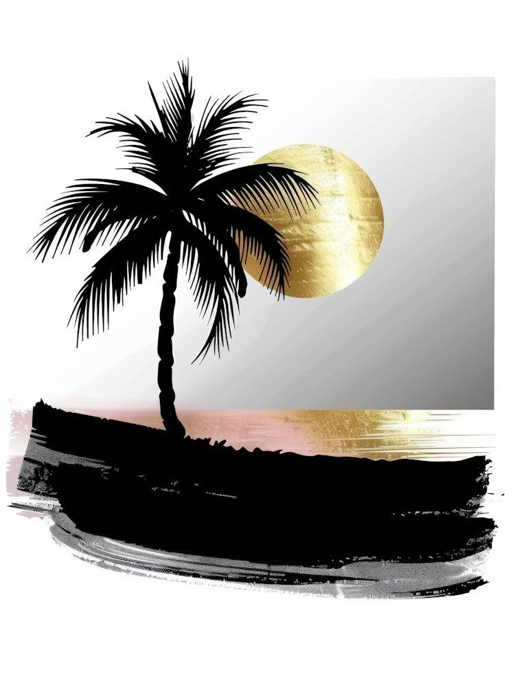 Palm Tree At Sunset 10