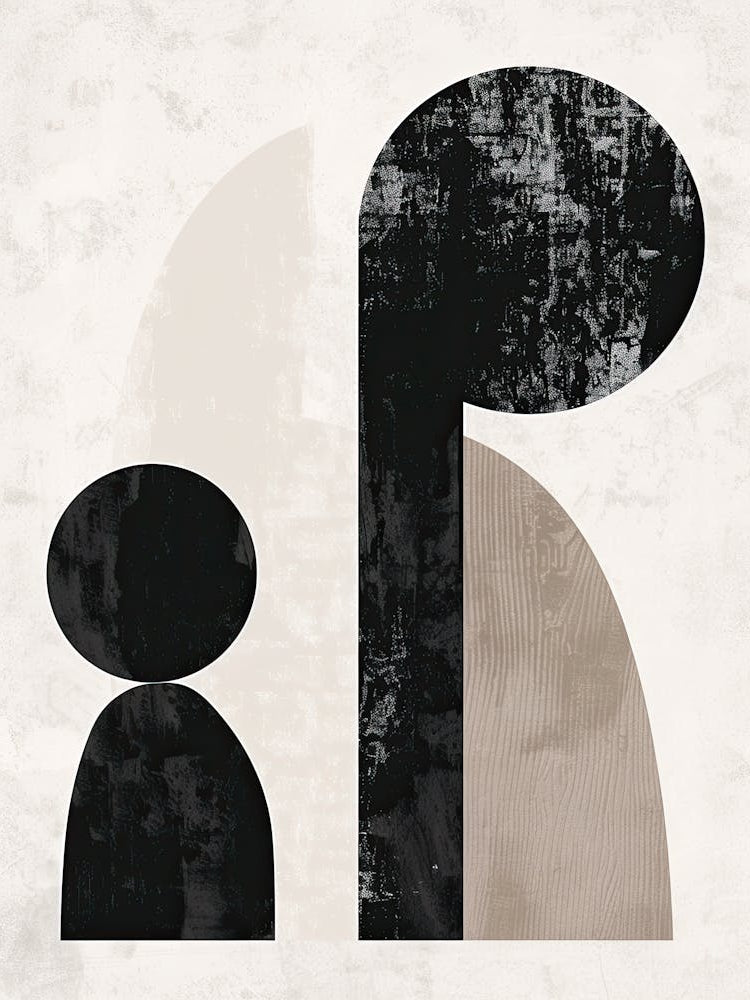 Geometric Pathways Bauhaus Minimalist