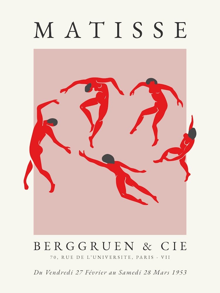 Matisse Print Dance in Red