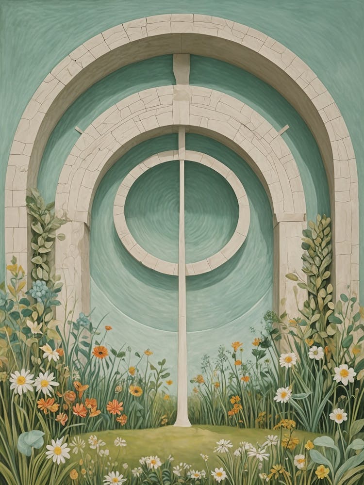 Monument Garden Of Flowers