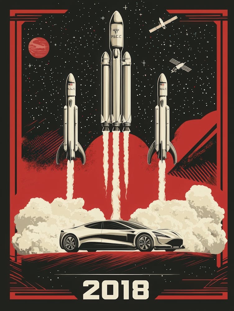 Aihrgdesign A Futuristic Aerospace Poster Celebrating Spacexs 2762235f A391 4aae Adcb D1e46ba7a6b8 0