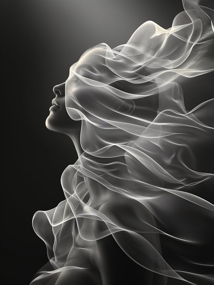 Abstract Woman With Smoke