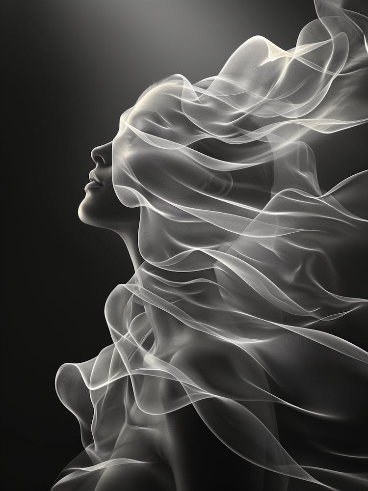 Abstract Woman With Smoke