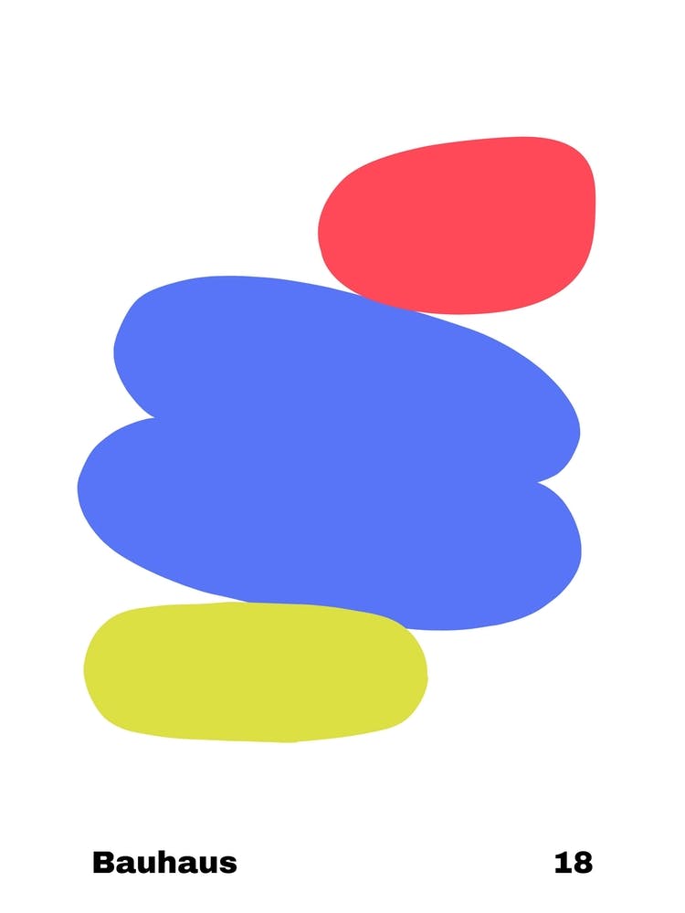 Geometric Bauhaus Poster 18