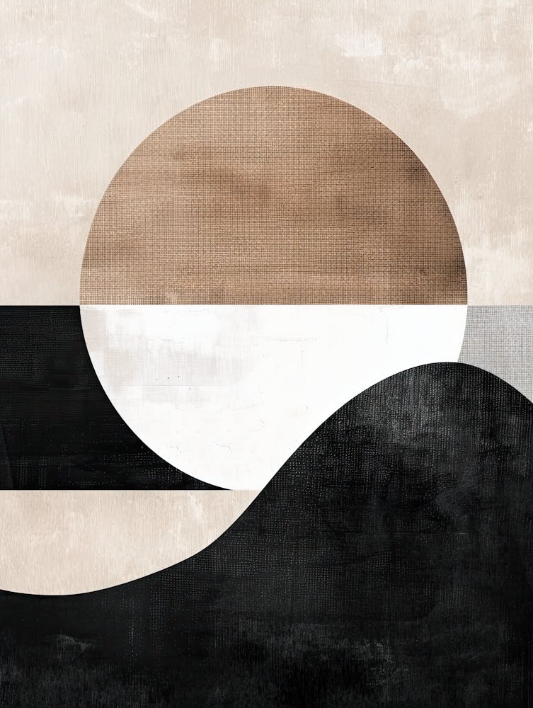 Textured Dialogues Bauhaus Minimalist