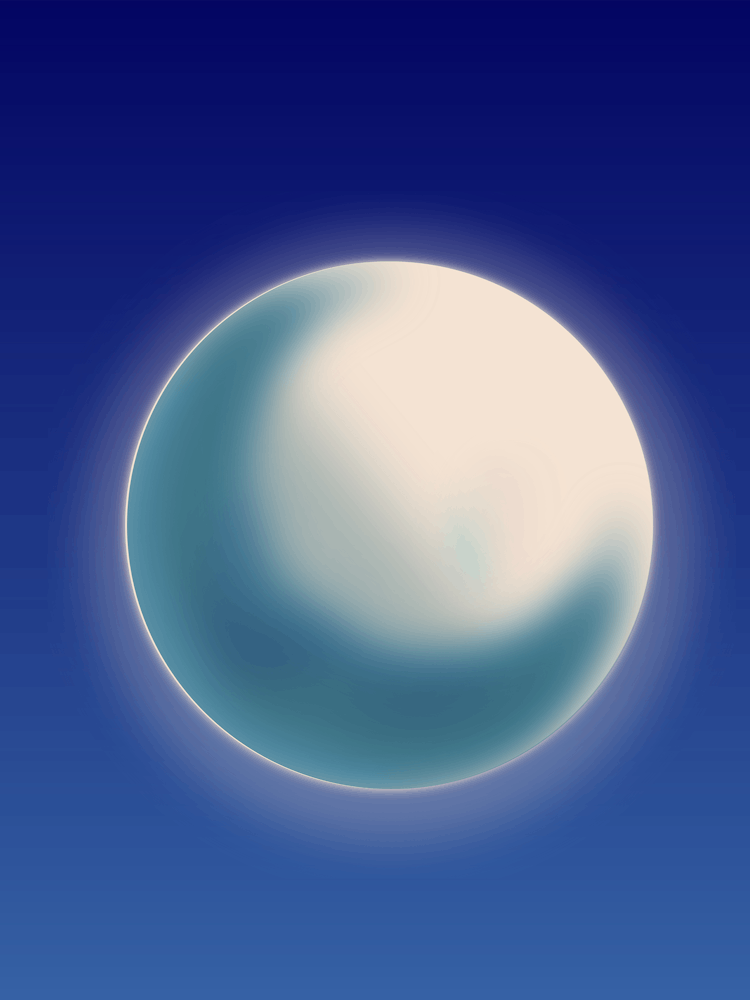 Vollmond bei Nacht
