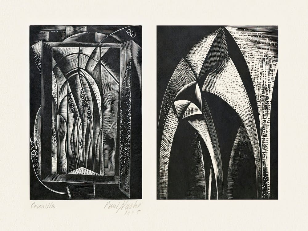 Design Of Arches, Coronilla (1925–1926), Paul Nash