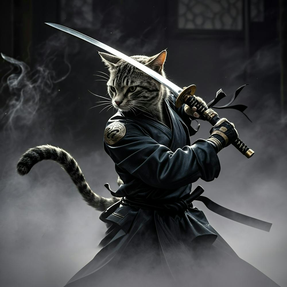Samurai Cat