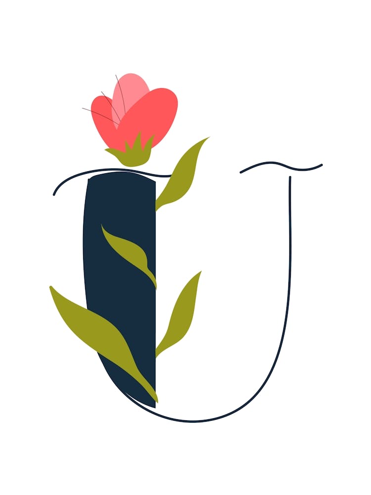 Living Room Floral Letters 21