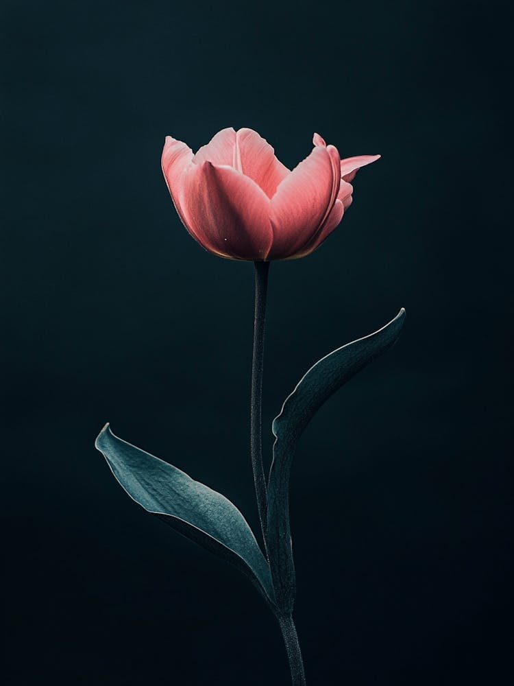 Single Pink Tulip 1