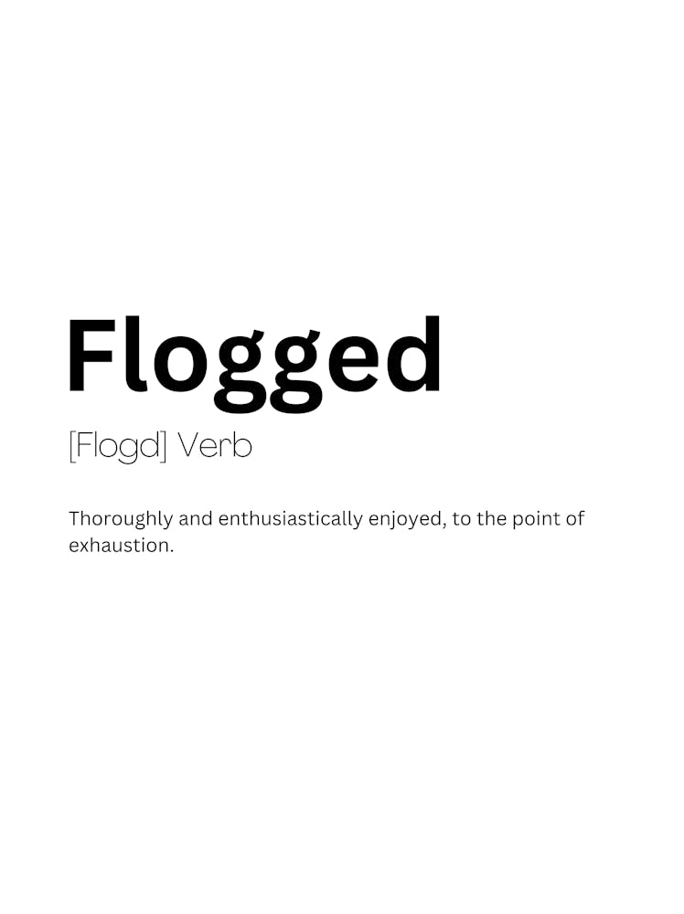 Flogged Definition Meaning