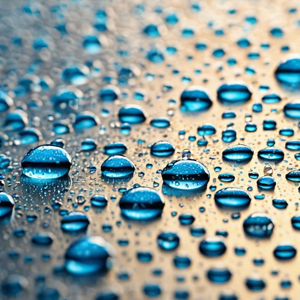 Blue Water Droplets 1