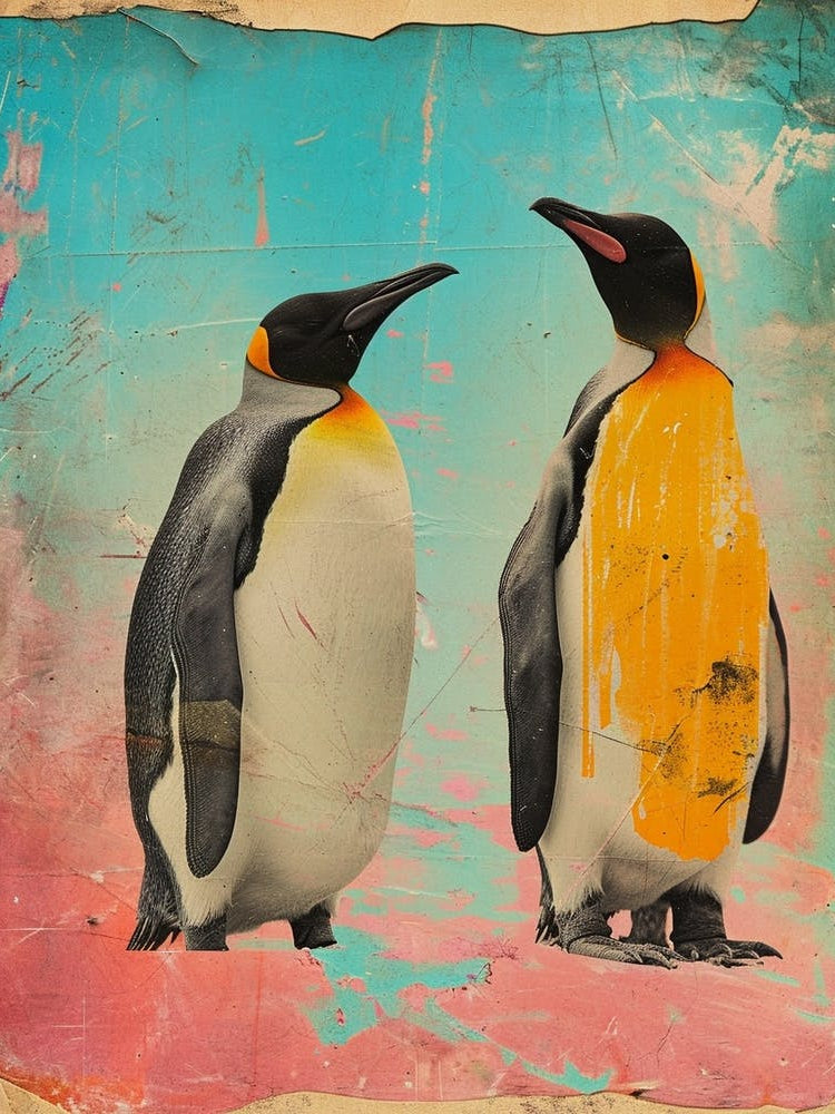Kitsch Penguin Collage 2