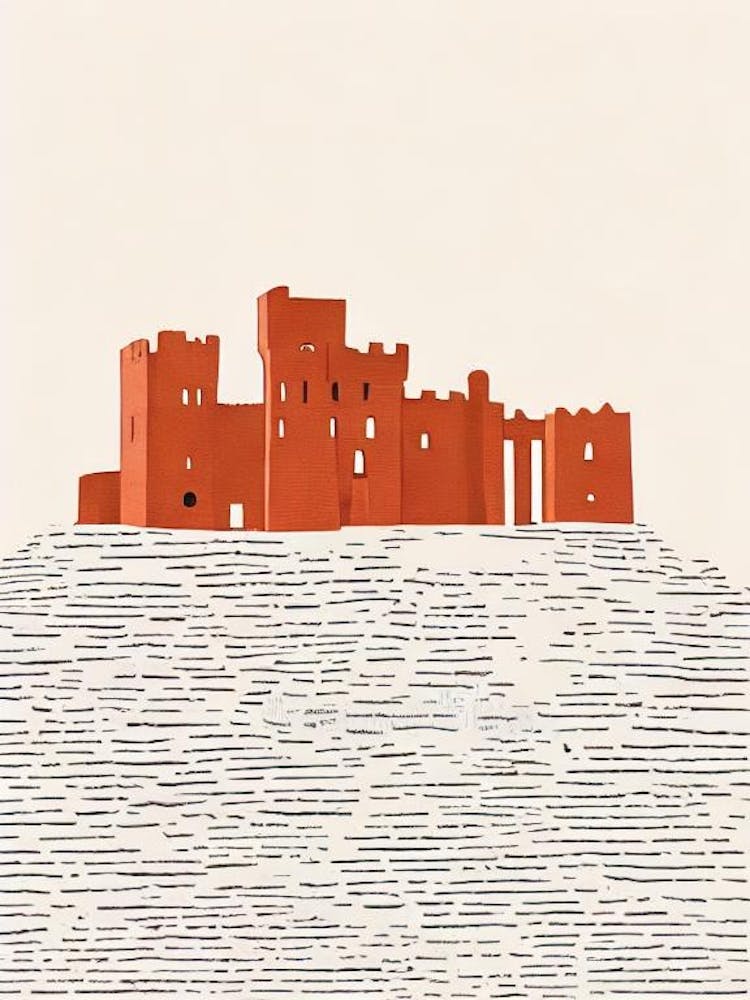 Blarney Castle 2 County Cork Boho Landmark Illustration