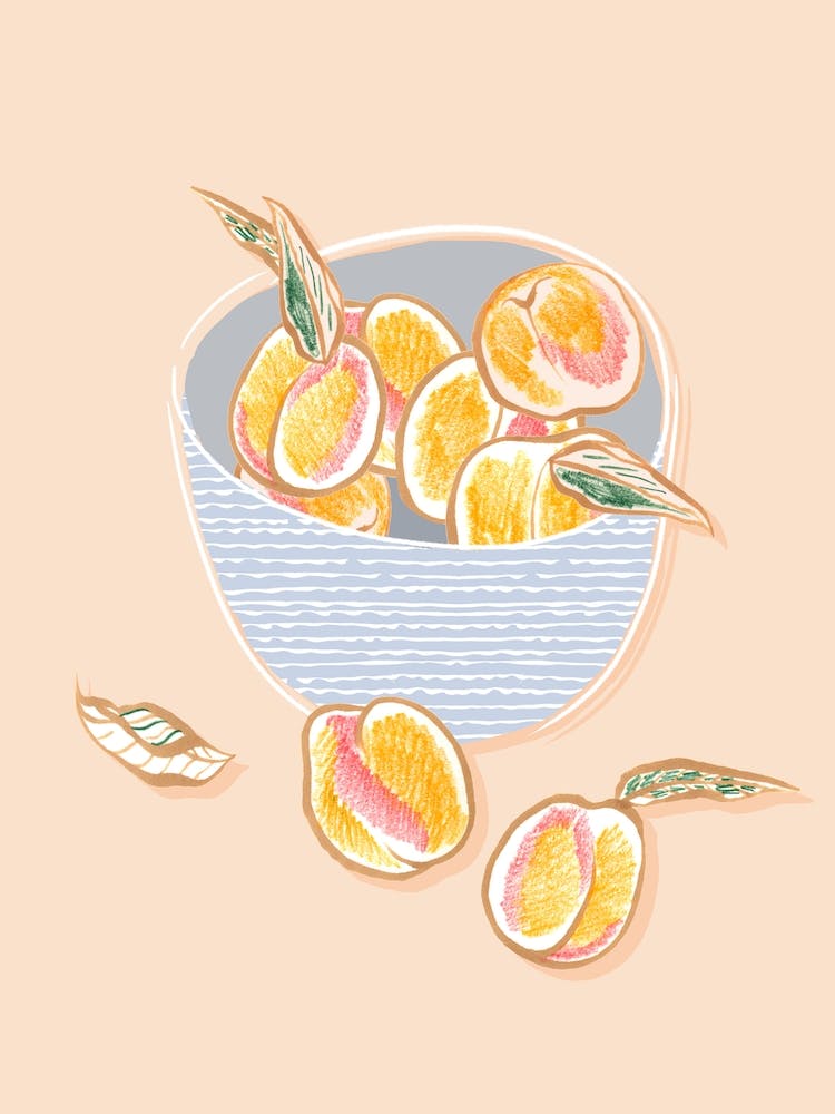 A Bowl Of Apricots
