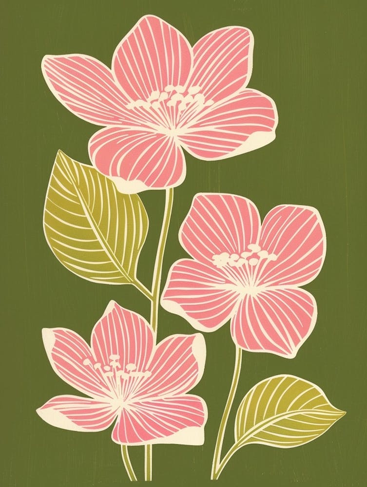 Pink & Green Bergamot 1