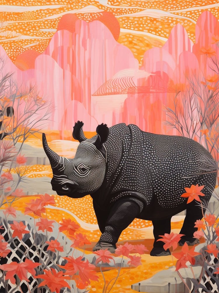 Polka Dot Rhino 4