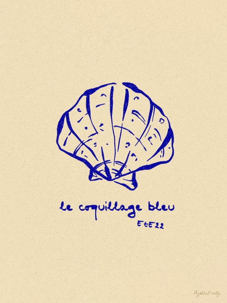 Coquillage Bleu