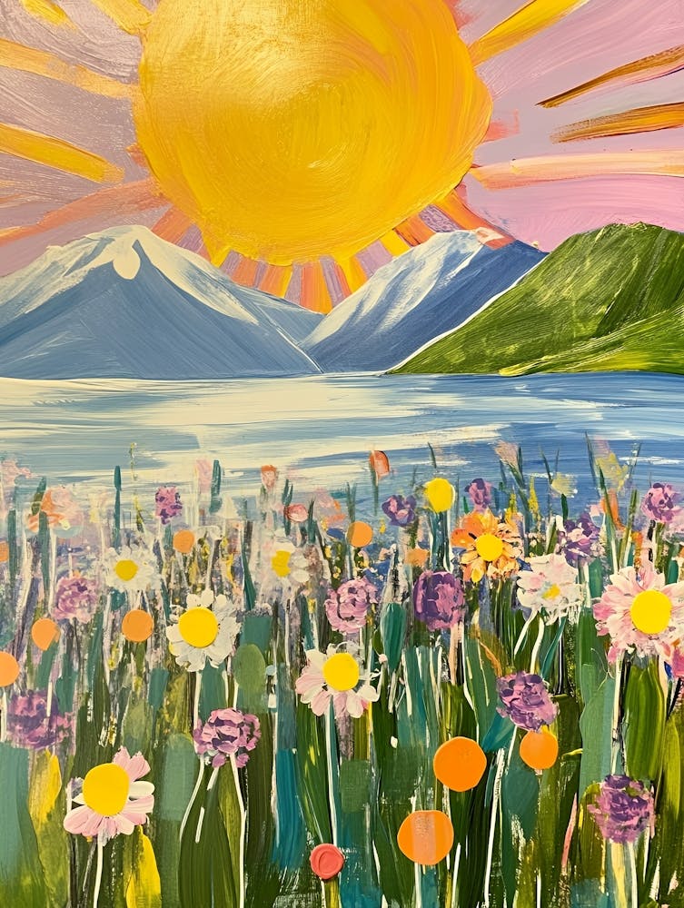 Sunflowers And Flowers