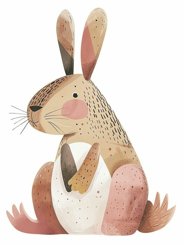 Rex Rabbit Kids Illustration 4